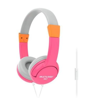 Imagem de Headphone Multilaser Kids Happy Rosa - PH378, ROSE