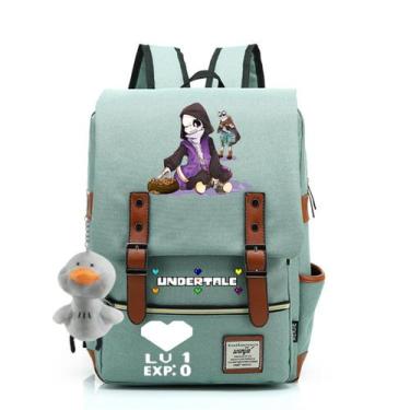 Imagem de Mochila Undertales Sans Cartoon Kids School Canvas 4 kg - yiweisai