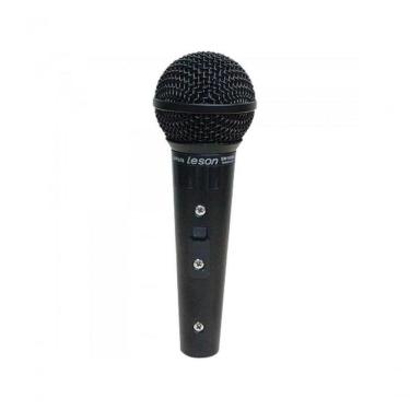 Imagem de Microfone Vocal SM58 P4BK com Corpo em Metal e Seleção Interna de Impedância Preto Leson