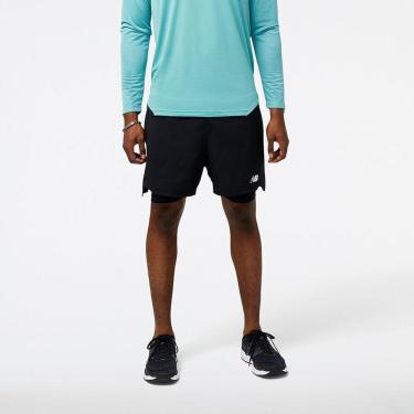 Imagem de Bermuda New Balance Accelerate Dupla - 5" Masculina-Masculino