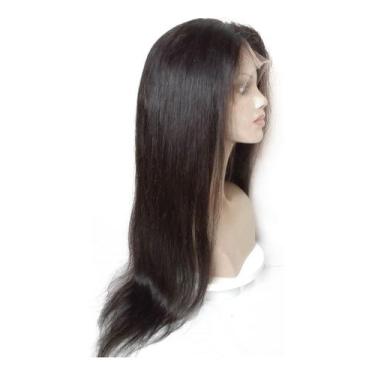 Imagem de Peruca Full Lace De Cabelo Humano Natural 55 cm Lisa - Capri Style Cab