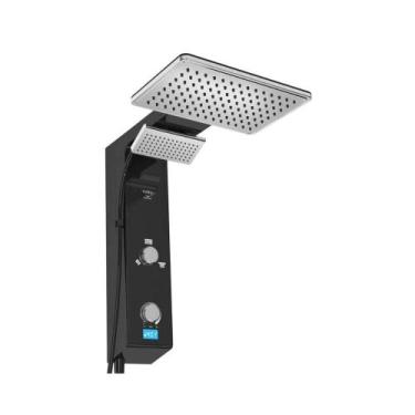 Imagem de Chuveiro Hydra Falls Digital Preto/Cromado 7700W 220V, 220V