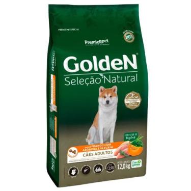 Imagem de Ração Golden Seleção Natural para Cães Adultos Sabor Frango com Abóbor