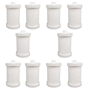 Imagem de Kit 10 Elementos Filtrantes Lisos Originais MPF 5" com Rosca