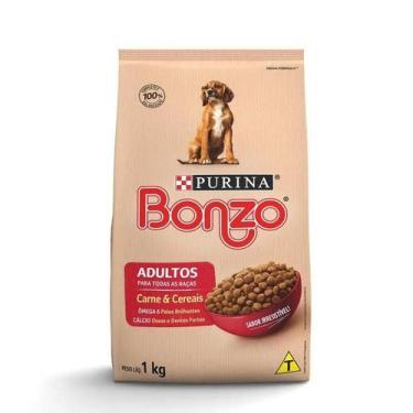 Imagem de Ração BONZO para Cães Adultos Carne e Cereais 1kg