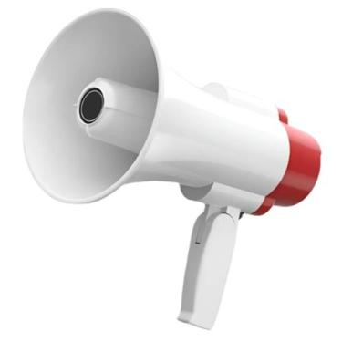 Imagem de Megafone Portátil com Funções de Gravação e Sirene  Alta Potência e Al