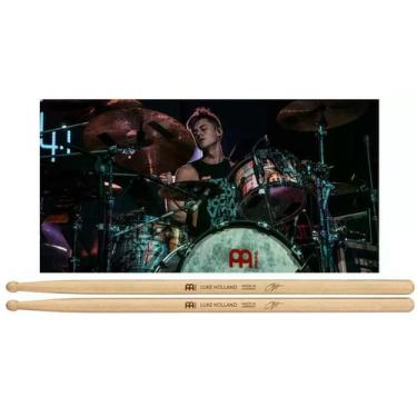 Imagem de Baqueta Meinl Signature Luke Holland Padrão 5B mais comprida em Hickor