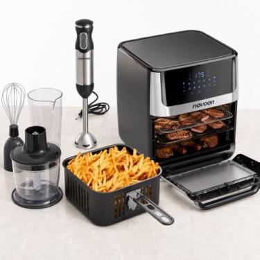Imagem de Kit air fryer 12l e mixer completo - Novoon, 110V