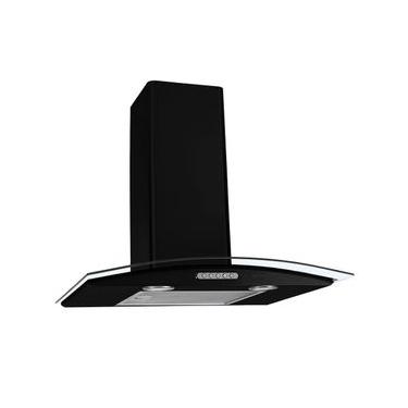 Imagem de Coifa de Parede Nardelli Vidro Curvo Duto Slim Black 60cm com Filtro Preto 220V
