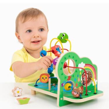 Imagem de Brinquedo Educativo Montanha Russa Floresta Madeira Tooky - Tooky Toy