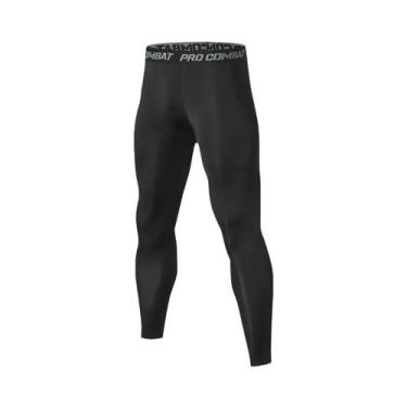 Imagem de Calças Térmicas Slim Fit Para Homens, Alta Elasticidade, Secagem Rápid