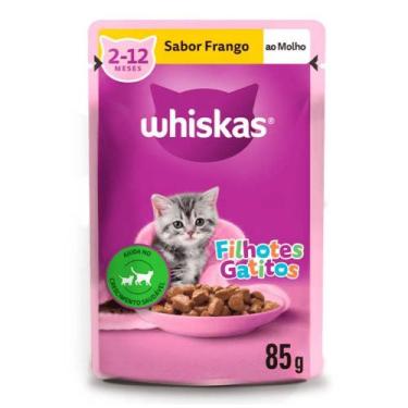 Imagem de Ração de Frango Filhotes Sachê Whiskas 85g