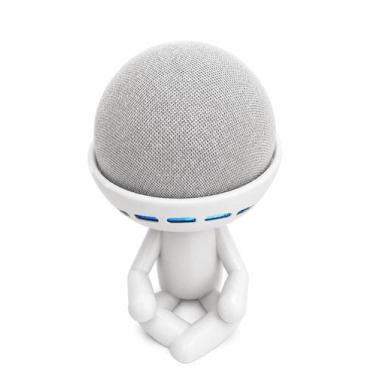 Imagem de Suporte para Alexa Echo Dot Meditação - 3D Think BR, Azul claro