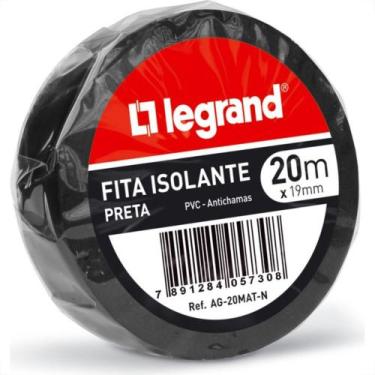 Imagem de Fita Isolante Legrand 20M X 19Mm Ag-20Mat-N - Kit C/10