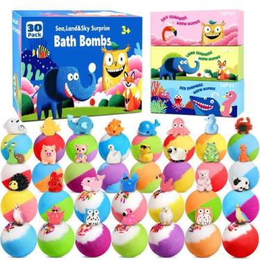 Imagem de Bombas de Banho JOFEI Kit Surpresa com 30 Unidades para Crianças
