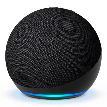 Imagem de Caixa de Som Amazon Echo Dot 5a Geração (2022) 16W RMS Wi-Fi e Bluetooth Preto 10CM