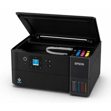 Imagem de Impressora Multifuncional Epson Ecotank L4360 Jato de Tinta Colorida com Duplex Automático Wi-Fi Preta