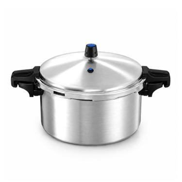 Imagem de Panela de Pressão 97064 Alumínio sem Revestimento 8L com 5 Sistemas de Segurança Nigro Alumínio 24CM