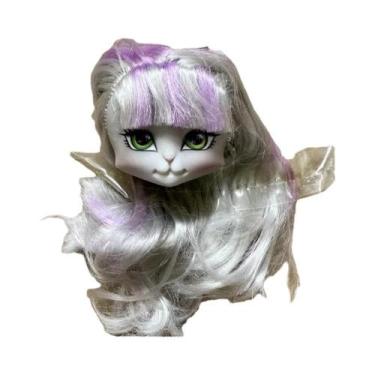 Imagem de 1/6 figuras de boneca de passarela fofa cabelo colorido presentes de a