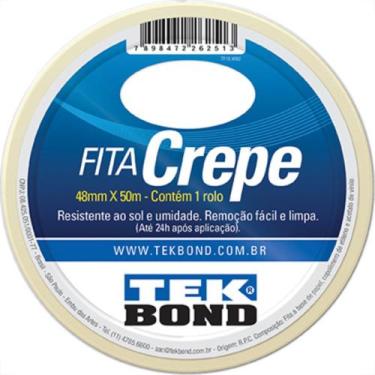 Imagem de Fita Crepe Tekbond 48Mm X 50Mt