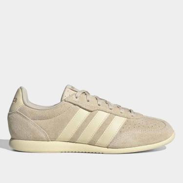 Imagem de Tênis Couro Adidas Barreda Lo Feminino, Bege, Off white, 37