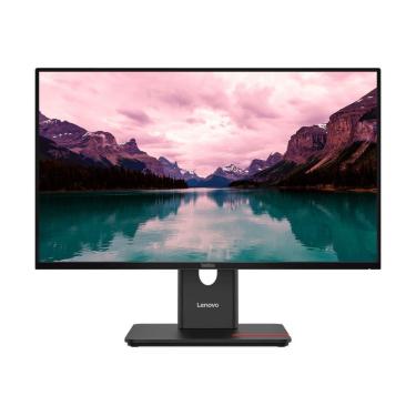 Imagem de Monitor Lenovo T24-40 23,8" Full HD VA 120Hz Preto com Ajuste de Altura e Pivot