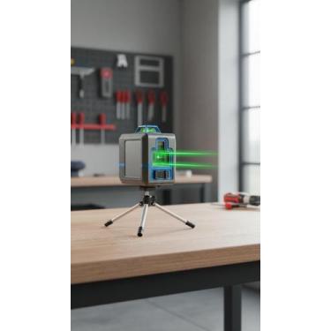 Imagem de Nível A Laser 3D Profissional Verde Com Tripé - Congratulations Store