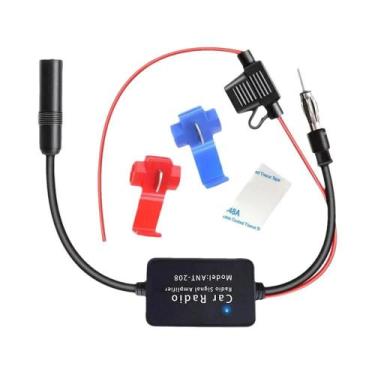 Imagem de Amplificador De Sinal FM Universal 12V Anti-interferência Para Carro, 