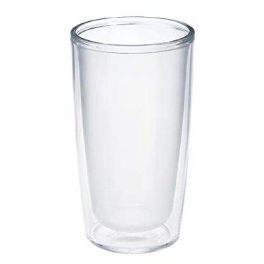 Imagem de Tervis Copo de mesa transparente feito nos EUA, copo de viagem com isolamento duplo mantém as bebidas frias e quentes, 473 ml, clássico