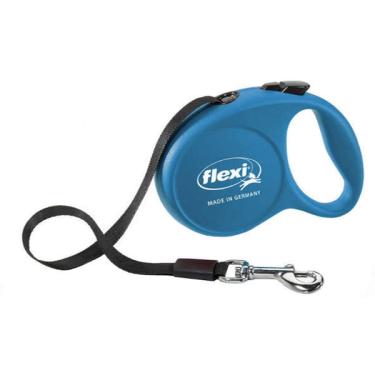 Imagem de Guia Retrátil Flexi Fun Fita Azul - Tam. PP