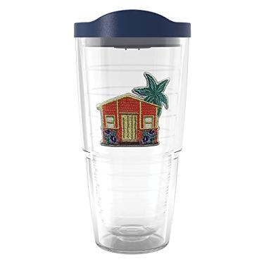 Imagem de Tervis Feito nos EUA Copo isolado de parede dupla coleção Beach House Retreat mantém as bebidas frias e quentes, 700 ml, Daiquiri House