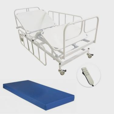 Imagem de Cama hospitalar motorizada elevação do leito standard com colchão D28