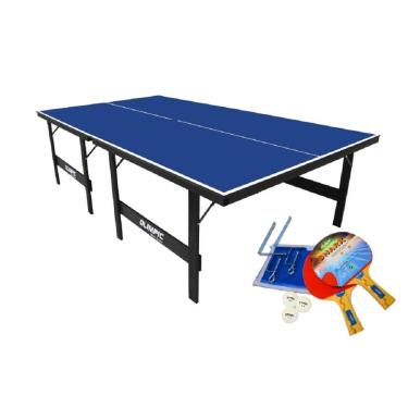 Mesa de ping pong mdp 15mm 1007 klopf c/ rodas, suporte E rede