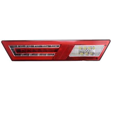 Imagem de Lanterna Modulus LE Caminhões Implementos 57 LEDs automotivos Bivolt 24 LEDS na luz de posição 32 LEDS na luz de freio 13 LEDS na luz direcional 12 LEDS na luz de ré Retrorrefletor de segurança