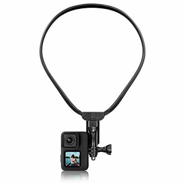 Imagem de Suporte de ciclismo para celular com alça de pescoço para câmera GoPro para Insta360 para DJI Action 2