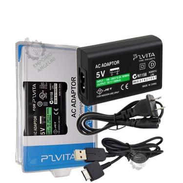 Imagem de Fonte Carregador Bivolt Sony Ps Vita Psvita + Cabo Usb