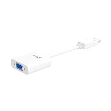 Imagem de Adaptador DisplayPort para VGA da j5Create | 4K 1080p @ 60 Hz | 1,62 Gbps e 2,7 Gbps | Compatível com Apple iMac ou MacBook, PC, HDTV, projetores e mais