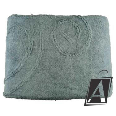 Imagem de Colcha Chenille Copacabana Queen Cinza Claro