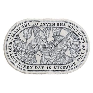 Imagem de SHENGANG Tapete de banheiro Microfibra Banheira Piso Lateral Antiderrapante Tapetes de entrada de banheiro Tapetes para animais de estimação Capacho para chuveiro, 14,50x80cm