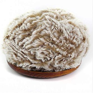 Imagem de Fio de pele de veludo sintético, 500 g, 10 bolas, super macio, grosso, fio de tricô de crochê