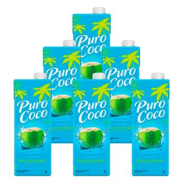 Imagem de Água de Coco Puro Coco 1l 6 Unidades