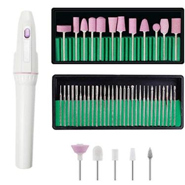 Imagem de Broca Elétrica de Unhas, Kit Profissional de Manicure, Conjunto Elétrico de Manicure, Lixa de Unhas, Esmeril de Unhas, Esmeril de Unhas, Manicure Pedicure Conjunto de Ferramentas para