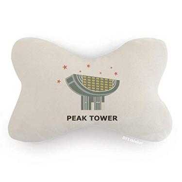 Imagem de DIYthinker Almofada de apoio de cabeça para decoração de pescoço de carro Museu Espacial de Hong Kong