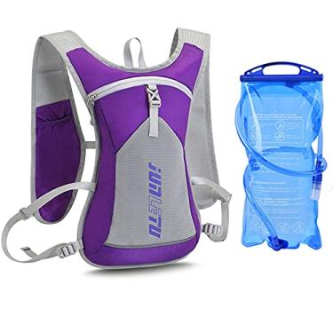 Imagem de Mochila de hidratação para corrida em trilha, mochila de corrida, mochila de ciclismo, maratona portátil, ultraleve para caminhadas 5L