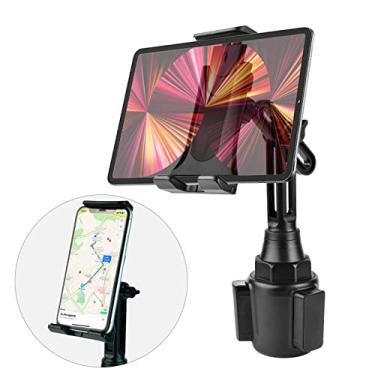 Imagem de leQuiven Suporte de telefone para copo de carro suporte de tablet para Galaxy S24 Ultra/S24/S24+/S23 Ultra/S23/S22 Ultra/Z Fold 5/S22/S21/S20/iPad Mini 6/iPhone 15/14 13 12 Series e outros