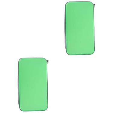 Imagem de 2 peças saco de armazenamento de cd caixa de pasta de cd grande capacidade saco de cd carro bolsa de cd titular de disco de cd caso de suporte de disco portátil dvd cd caso de armazenamento de poliést