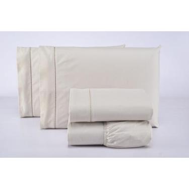 Imagem de Roupa de Cama Casal 200 Fios 3 Peças Algodão Toque Macio - Charme do L