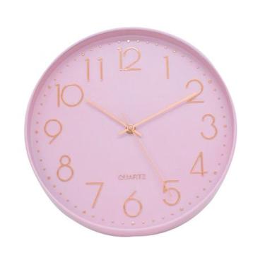 Imagem de Relógio Parede Vintage Cinza Escuro Grande 30x30 Cm Premium - Taimes