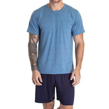 Imagem de Pijama Masculino Curto Viscolycra 09.02.013 - Toque Intimo, G