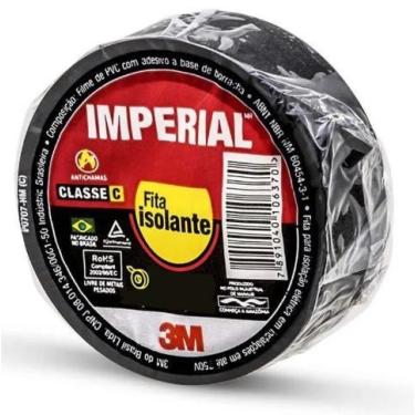 Imagem de Fita Isolante Imperial Preta 18mm - 3M, 10M